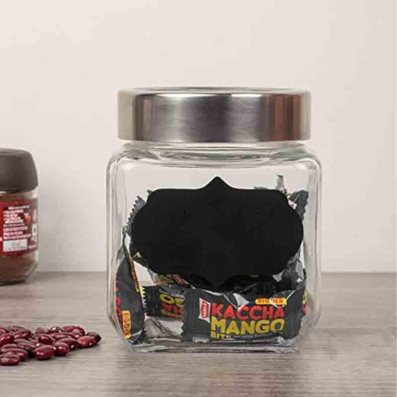 Buy Metro Storage Jar with steel lid (500 ML) - Set of Two at Vaaree online | Beautiful Jar to choose from