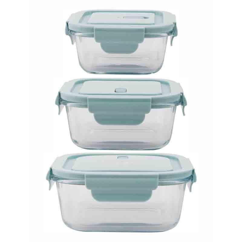 Buy Go to Bites Lunch Box (250/450/700 ml) - Set of Three at Vaaree online | Beautiful Container to choose from