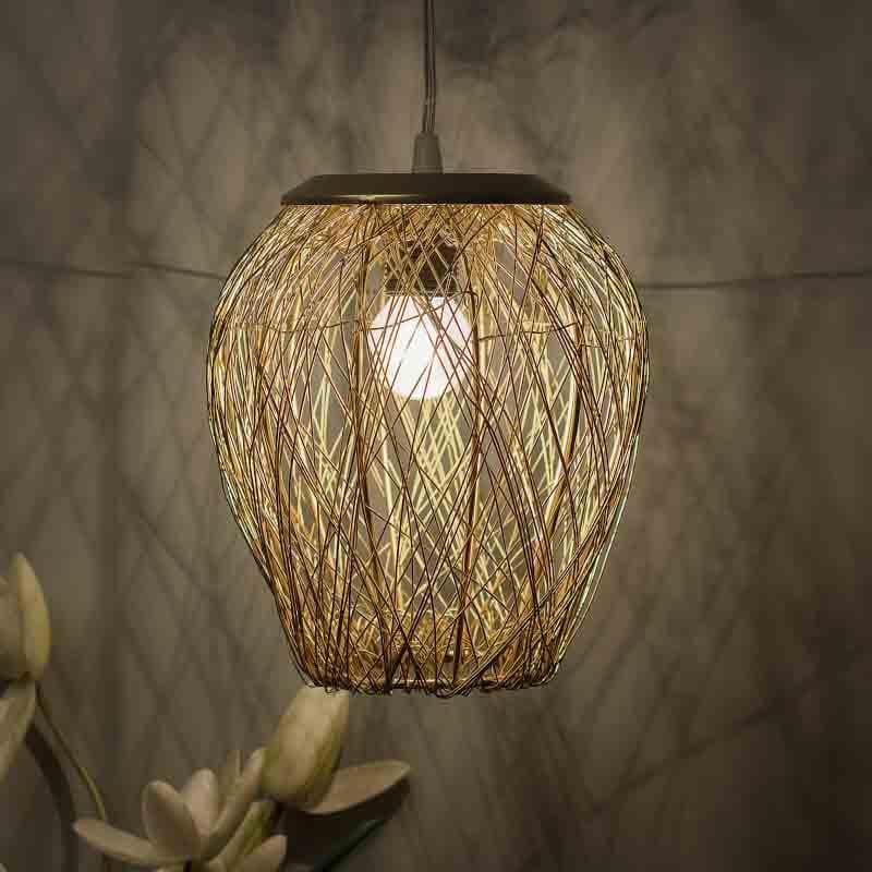 Buy Tulip Ceiling Lamp - Gold at Vaaree online | Beautiful Ceiling Lamp to choose from