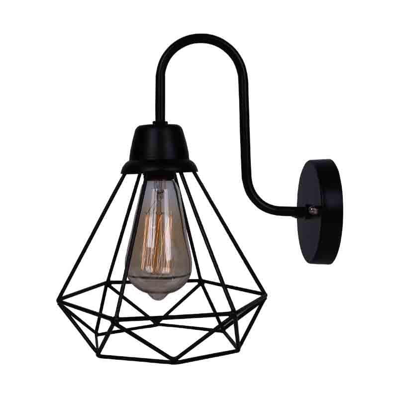 Buy Dapper Diamond Wall Lamp - Black at Vaaree online | Beautiful Wall Lamp to choose from