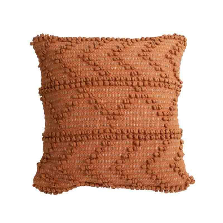 Buy Bead Beats Cushion Cover - Rust - Set Of Two at Vaaree online | Beautiful Cushion Cover Sets to choose from