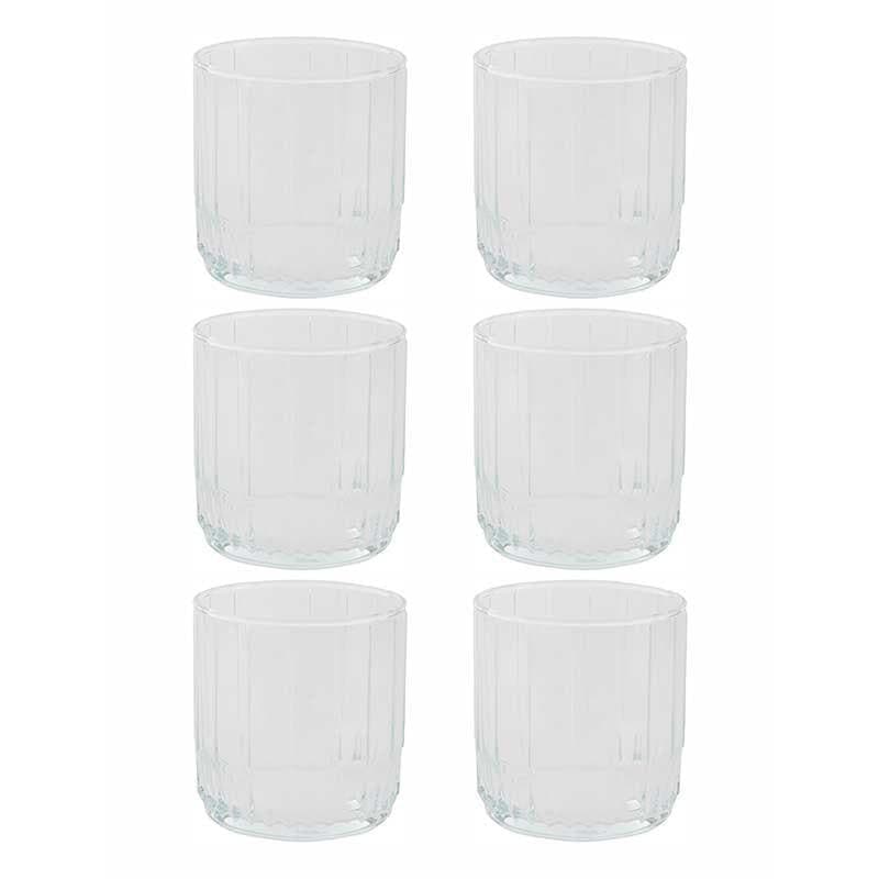 Buy Bottoms Up Glass Tumbler - Set of Six at Vaaree online | Beautiful Glasses to choose from