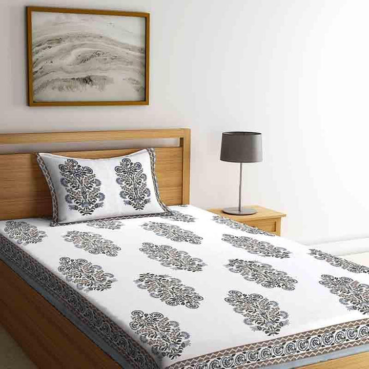 Buy Flower Fountain Bedsheet at Vaaree online | Beautiful Bedsheets to choose from