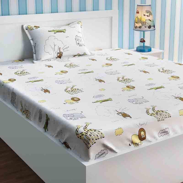Buy Time for the Animals Bedsheet at Vaaree online | Beautiful Bedsheets to choose from