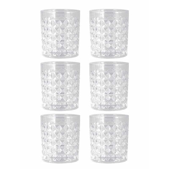 Buy Pebbles Glass Tumbler - Set of Six at Vaaree online | Beautiful Glass to choose from