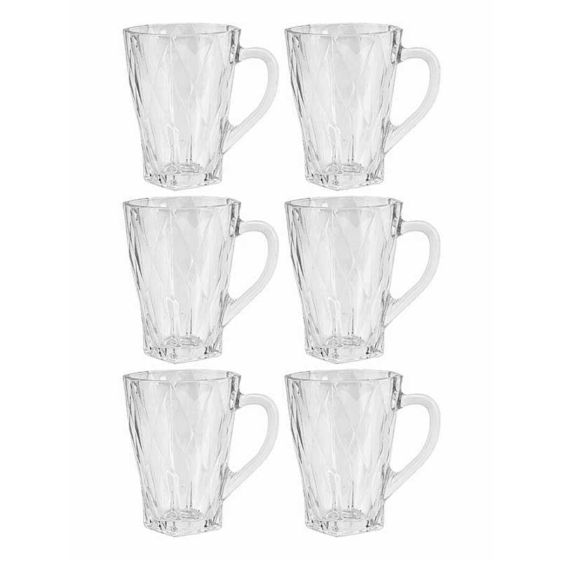 Buy Rica Glass Tea Cup - Set of Six at Vaaree online | Beautiful Tea Cup to choose from
