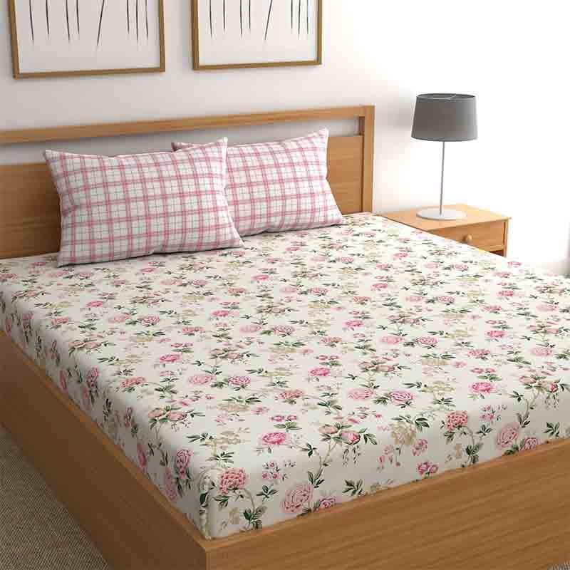 Buy Floral Grace Bedsheet at Vaaree online | Beautiful Bedsheets to choose from