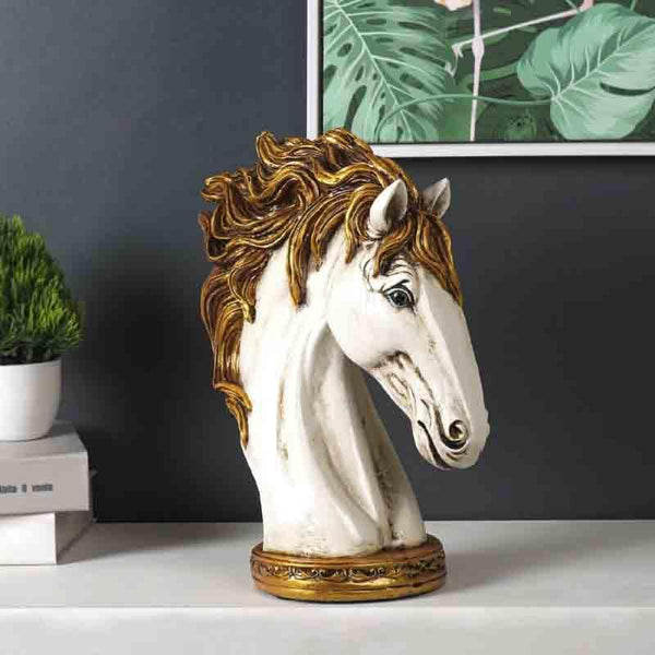 Showpieces - Gallo Horse Table Decor - Gold
