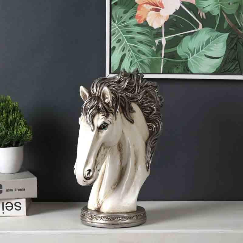 Buy Gallo Horse Table Decor - Silver at Vaaree online | Beautiful Showpieces to choose from
