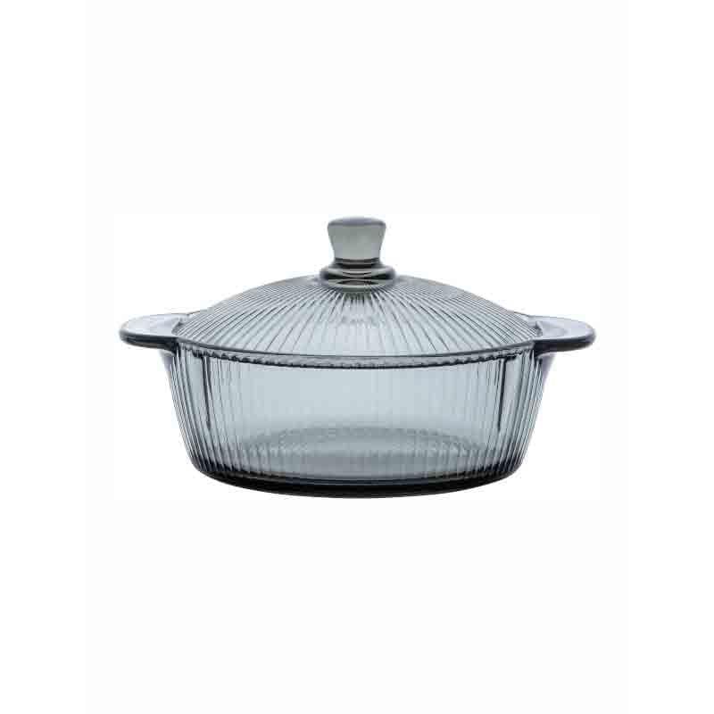 Buy Ribido Glass Serving Bowl at Vaaree online | Beautiful Casserole to choose from