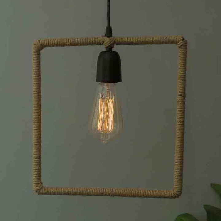 Buy Squared Up Rope Lamp at Vaaree online | Beautiful Ceiling Lamp to choose from