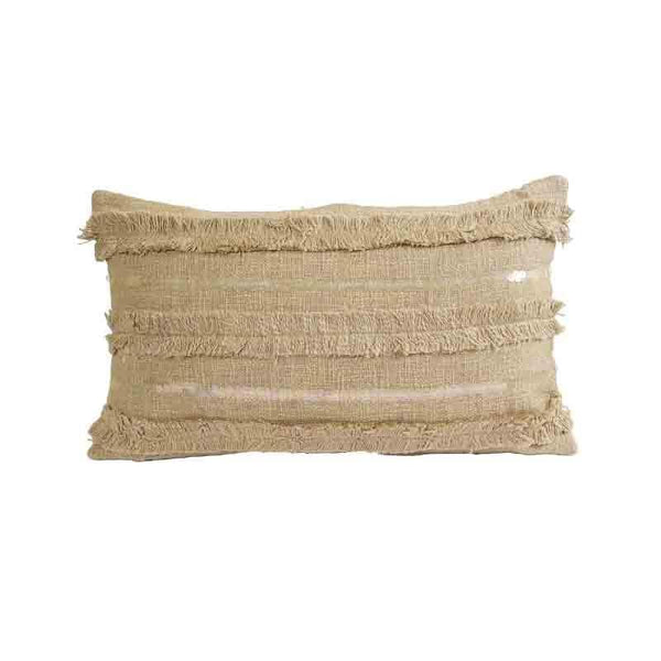 Buy Tinsel Cushion Cover - (Beige) at Vaaree online | Beautiful Cushion Covers to choose from