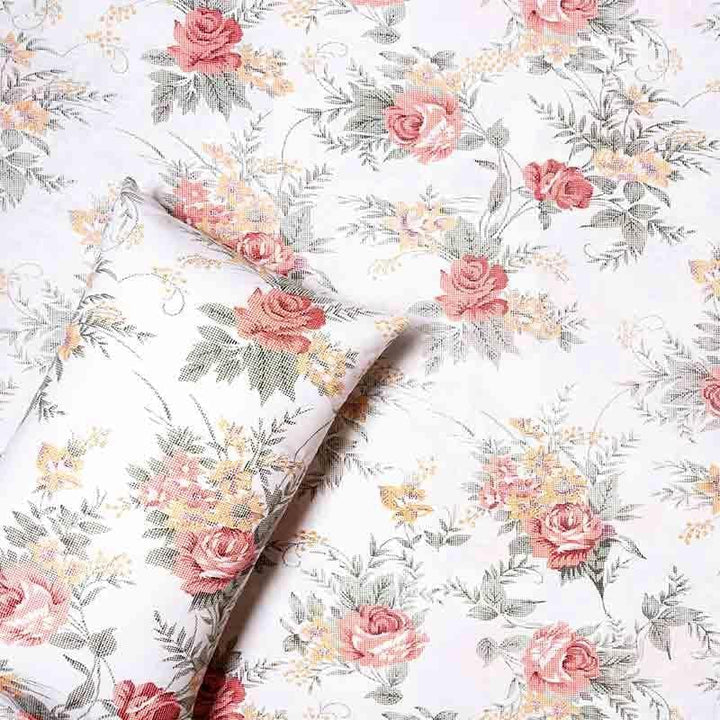 Buy Floral Maze Bedsheet - Orange at Vaaree online | Beautiful Bedsheets to choose from