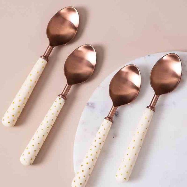 Polka Play Spoons (Copper) - Set Of Four