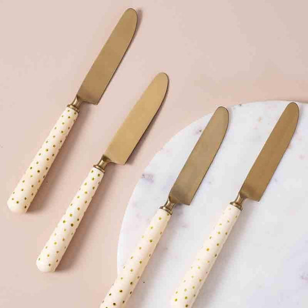 Polka Play Knife (Gold) - Set Of Four