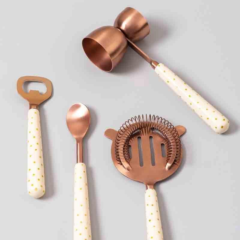 Buy Polka Play Bar Tools - Set Of Four at Vaaree online | Beautiful Barware Tools to choose from