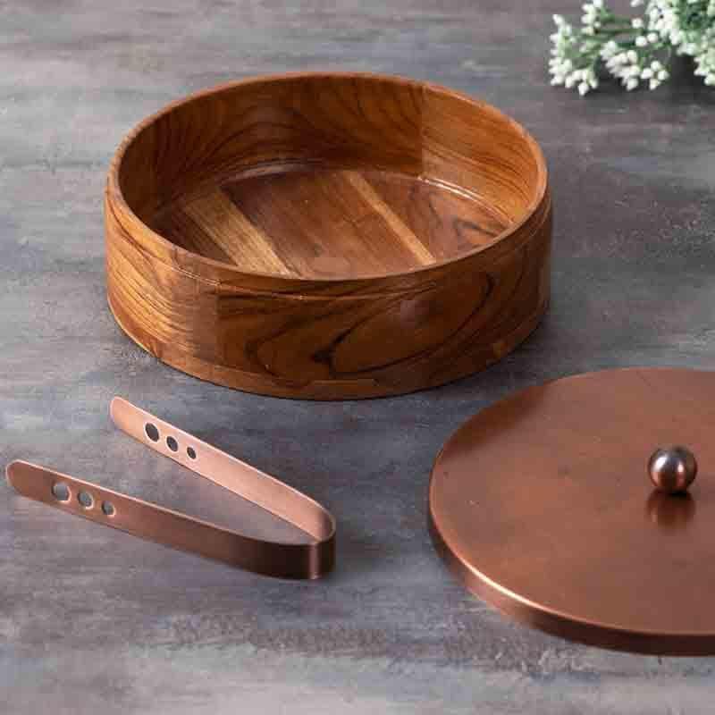 Buy Mahogany Roti Box - Copper at Vaaree online | Beautiful Roti Box to choose from