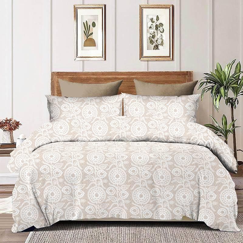 Buy Mizu Light Brown Bedsheet at Vaaree online | Beautiful Bedsheets to choose from
