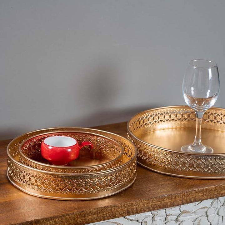 Buy Blingy Tray Set at Vaaree online | Beautiful Tray to choose from