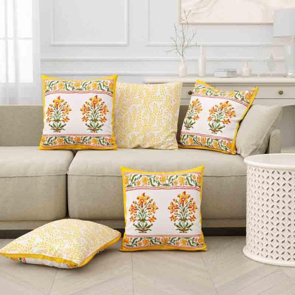 Buy Nazakat Cushion Cover - Set Of Five at Vaaree online | Beautiful Cushion Cover Sets to choose from