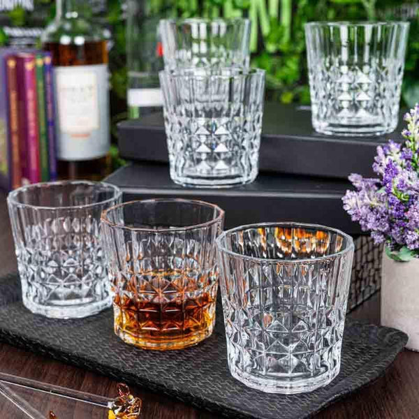 Buy Mefee Whiskey Glass - Set of Six at Vaaree online | Beautiful Whiskey Glass to choose from