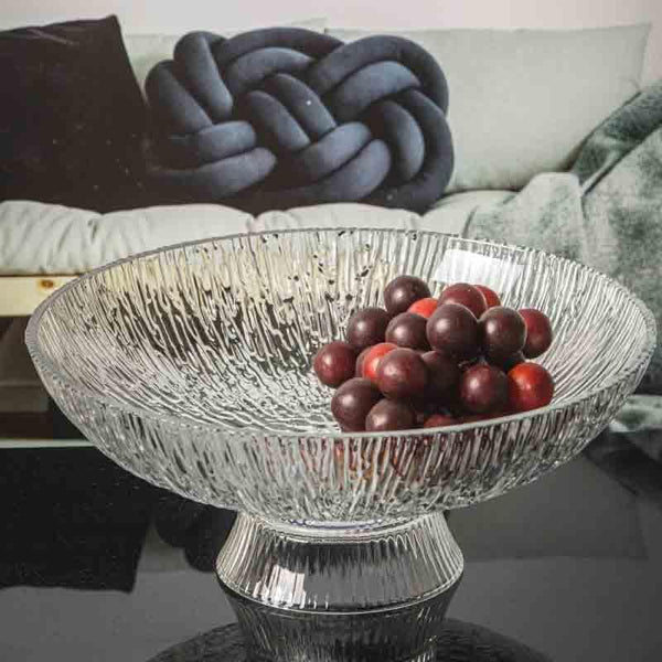 Buy Mario Glass Footed Serving Bowl at Vaaree online | Beautiful Serving Bowl to choose from
