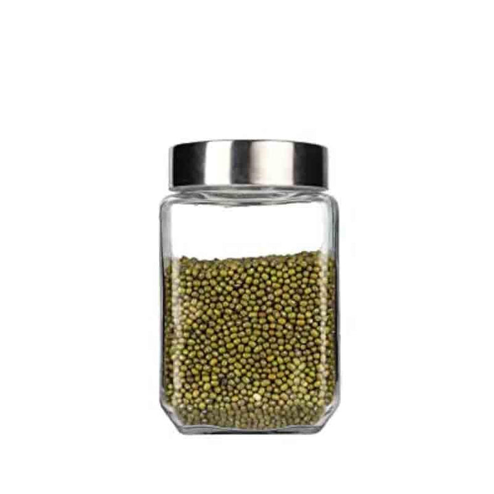 Buy Fiona Storage Container with steel lid (1550 ML Each) - Set of Two at Vaaree online | Beautiful Jar to choose from