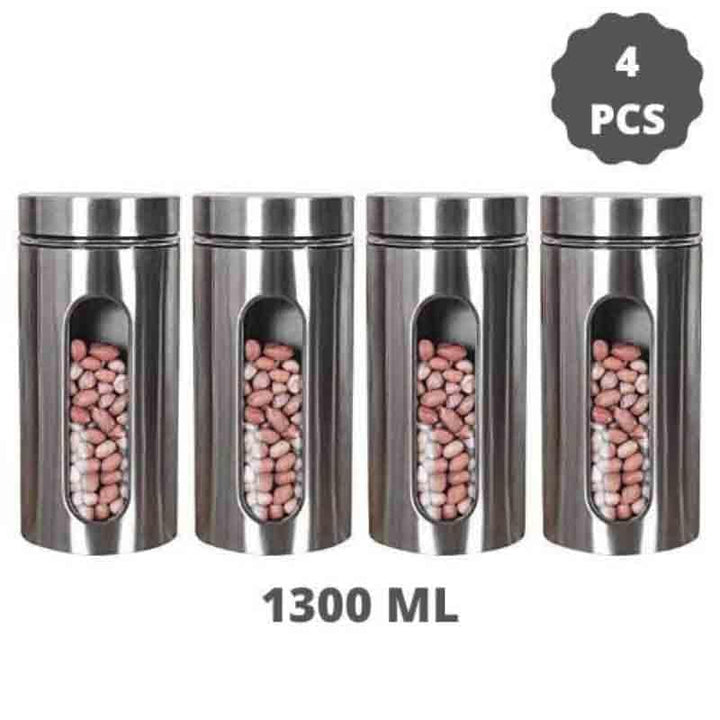 Buy Rhodo Storage Jar (1300 ML Each) - Set of Four at Vaaree online | Beautiful Jar to choose from