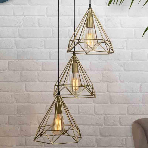 Buy Diamond Mesh Chandelier at Vaaree online | Beautiful Ceiling Lamp to choose from
