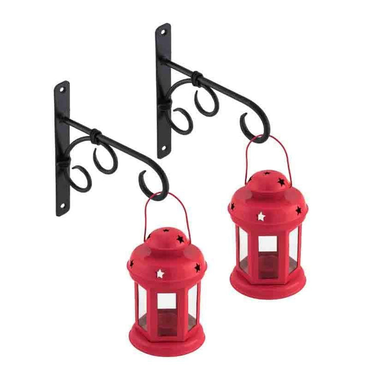 Buy Lovestruck Lantern - Red - Set Of Two at Vaaree online | Beautiful Wall Lamp to choose from