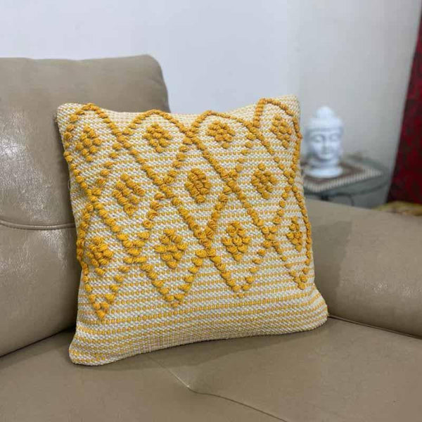 Buy Hannah Diamond Tufted Cushion Cover at Vaaree online | Beautiful Cushion Covers to choose from