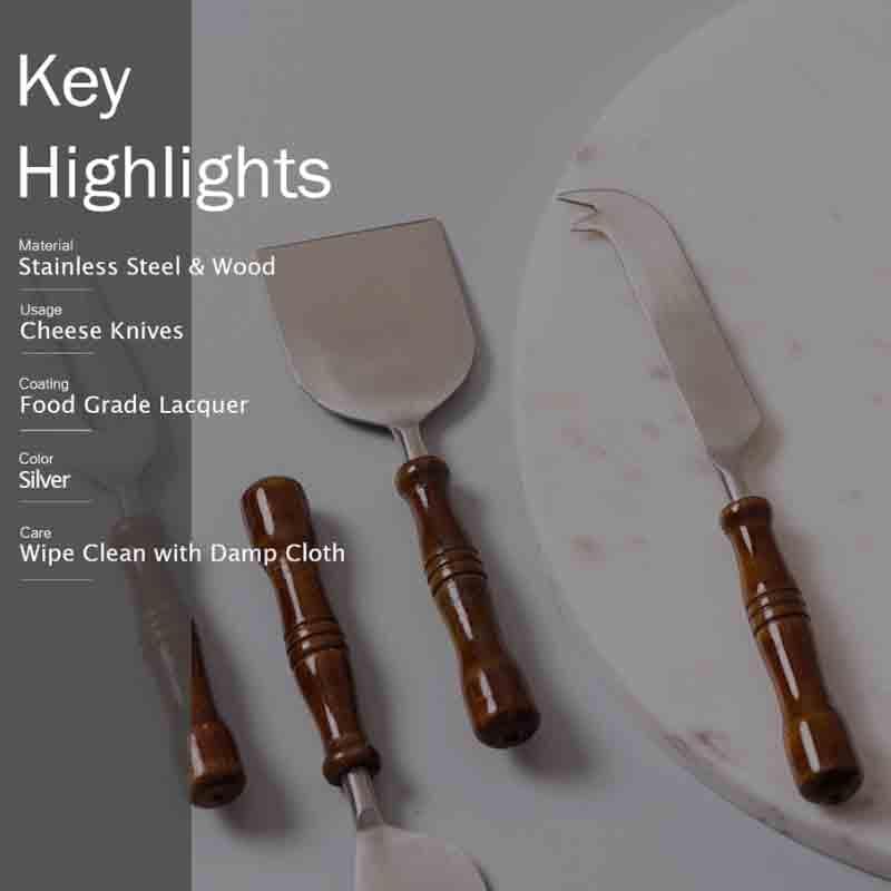 Buy Eve Cheese Knife - Set Of Four at Vaaree online | Beautiful Cheese Knife Set to choose from