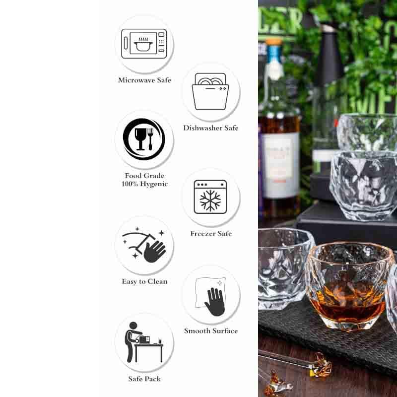 Buy Betty Whiskey Glass - Set of Six at Vaaree online | Beautiful Whiskey Glass to choose from