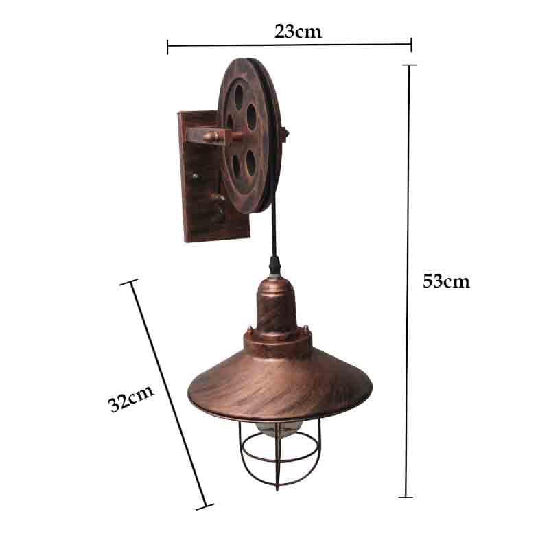 Buy Vintage Pulley Wall Lamp at Vaaree online | Beautiful Wall Lamp to choose from