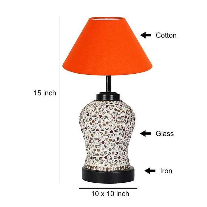 Buy Solid Fusion Lamp - Orange at Vaaree online | Beautiful Table Lamp to choose from