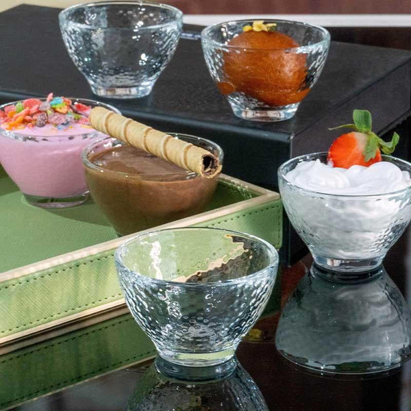 Buy Morito Glass Serving Bowl - Set of Twelve at Vaaree online | Beautiful Bowl to choose from