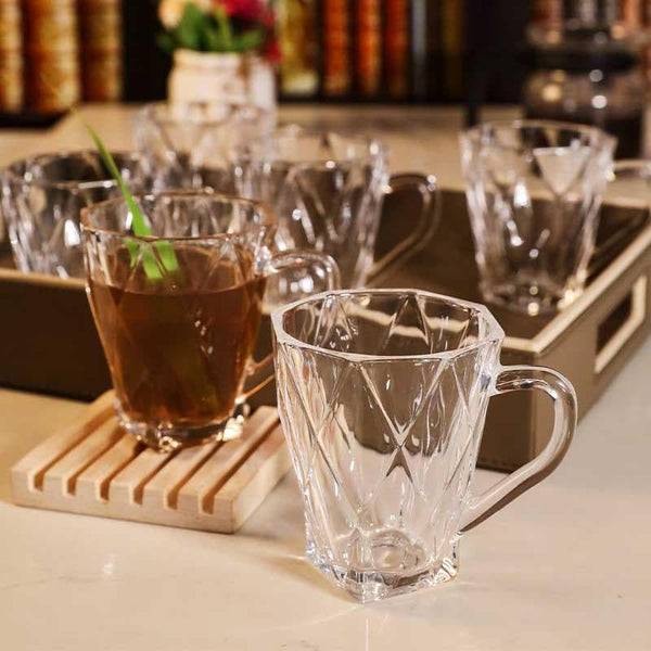 Rica Glass Tea Cup - Set of Six
