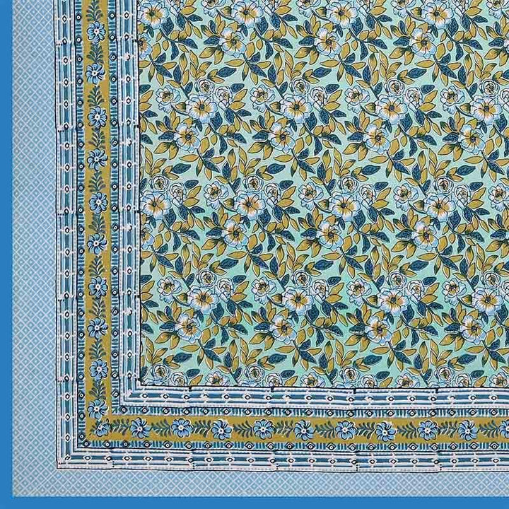 Buy Euphemism Dohar - Turquoise at Vaaree online | Beautiful Dohars to choose from