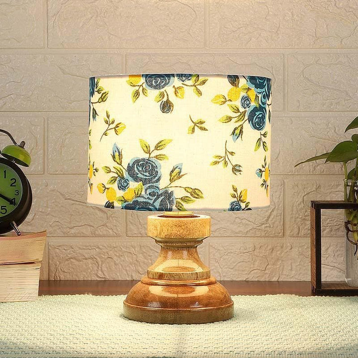 Buy Blu Blooms Table Lamp at Vaaree online | Beautiful Table Lamp to choose from