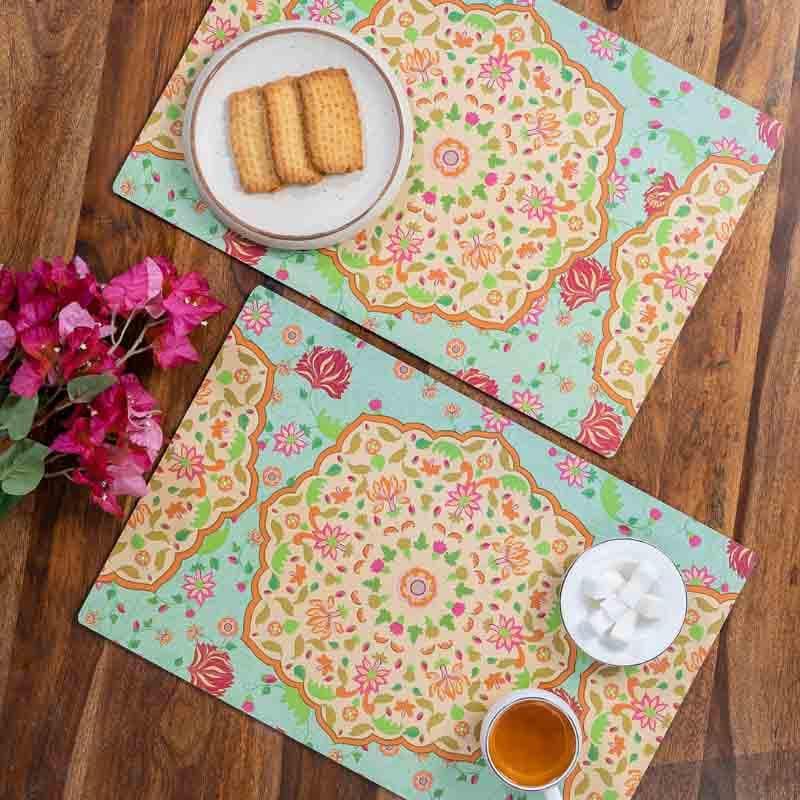 Buy Ornate Mughal Placemats - Set Of Two at Vaaree online | Beautiful Place Mat to choose from