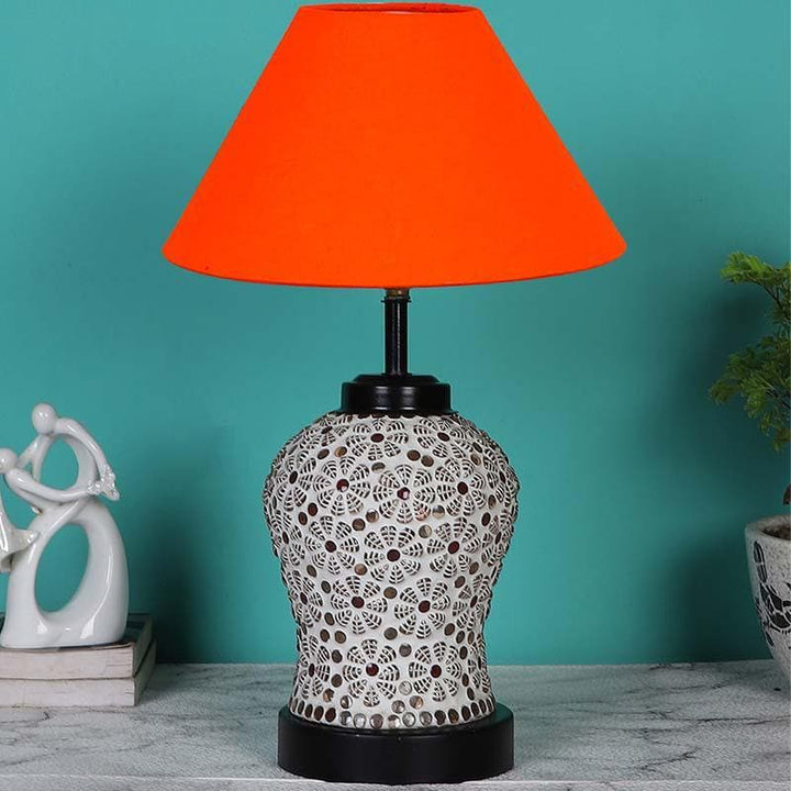 Buy Solid Fusion Lamp - Orange at Vaaree online | Beautiful Table Lamp to choose from