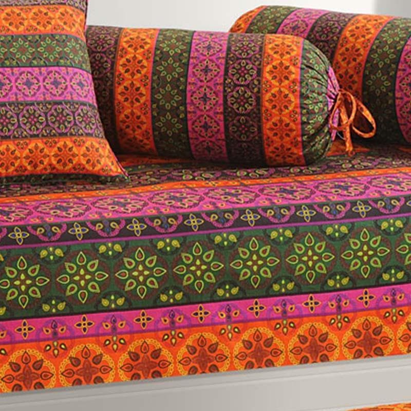 Buy Burst of Colour Diwan Set at Vaaree online | Beautiful Diwan Set to choose from