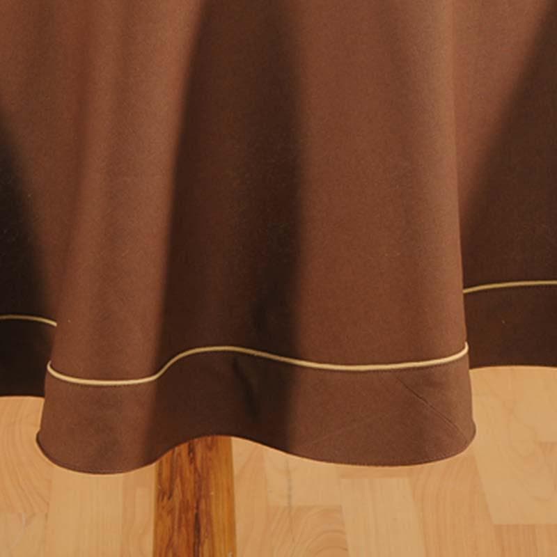 Buy Glorious Brown Round Table Cover at Vaaree online | Beautiful Table Cover to choose from