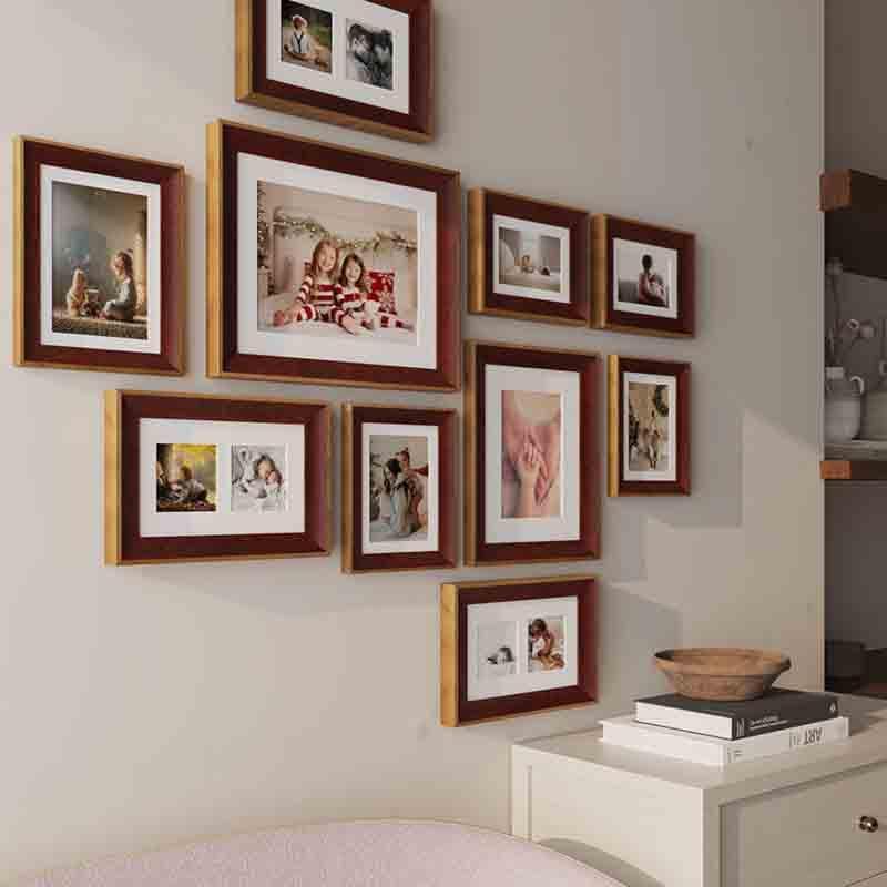 Buy Memories To Rejoice Photo Frames (Brown) - Set Of Ten at Vaaree online | Beautiful Photo Frames to choose from