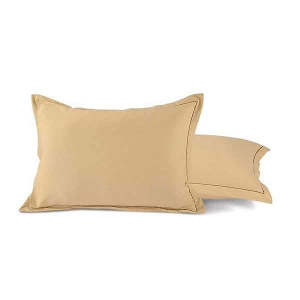 Buy Solid Beige Pillow Cover - Set Of Two at Vaaree online | Beautiful Pillow Covers to choose from