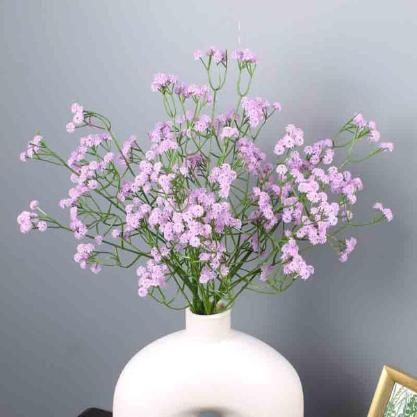 Buy Faux Baby's Breath Floral Sticks (Light Purple) - Set Of Six at Vaaree online | Beautiful Artificial Flowers to choose from