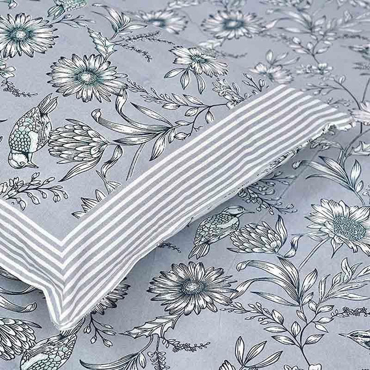 Buy Gir Forest Bedsheet - Light Blue at Vaaree online | Beautiful Bedsheets to choose from