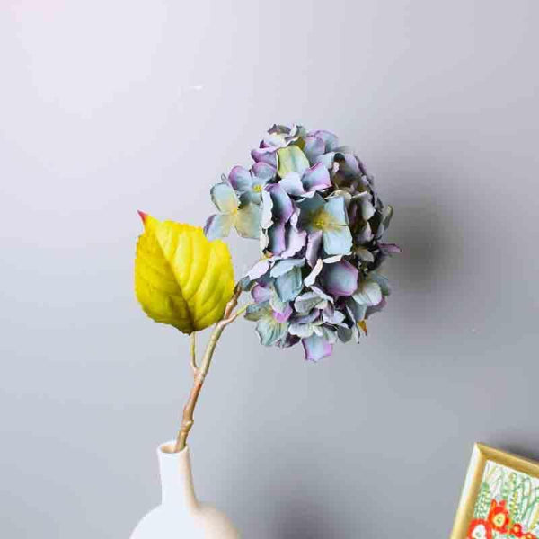 Buy Faux Hydrangea Floral Stick - Light Blue at Vaaree online | Beautiful Artificial Flowers to choose from