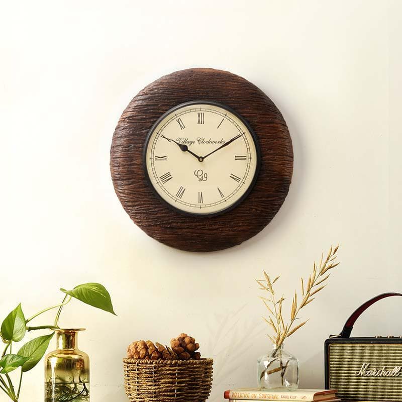 Buy Beauty In Bronze Clock at Vaaree online | Beautiful Wall Clock to choose from