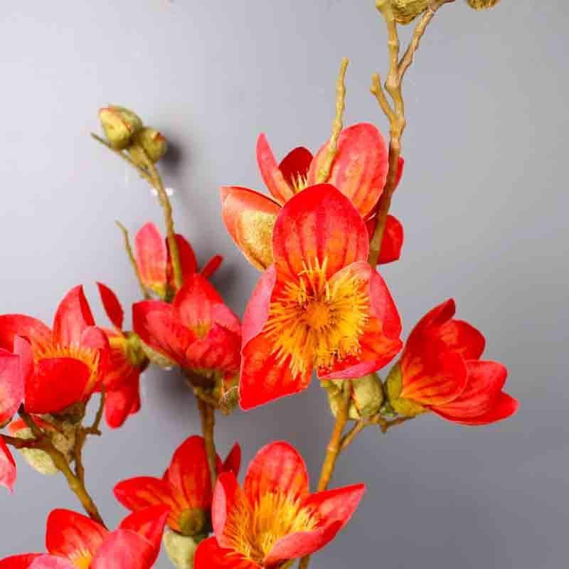 Buy Faux Magnolia Floral Stick - Red at Vaaree online | Beautiful Artificial Flowers to choose from